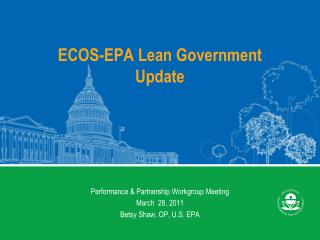 ECOS-EPA Lean Government Update
