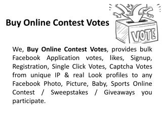 Buy Facebook Votes Online