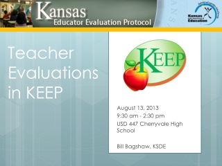 Teacher Evaluations in KEEP