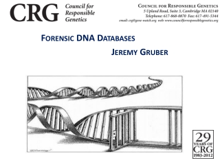 Forensic DNA Databases 					 Jeremy Gruber