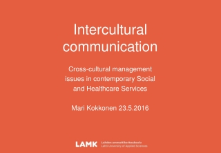 Intercultural communication