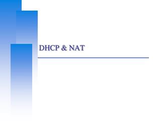 DHCP & NAT