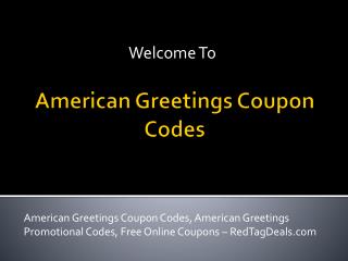 American Greetings Coupon Codes