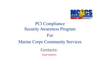 Contacts: Local contacts