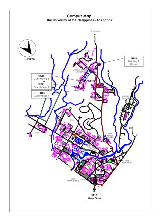 PPT - Campus Map The University of the Philippines - Los Baños ...