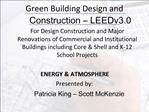 Green Building Design and Construction LEEDv3.0