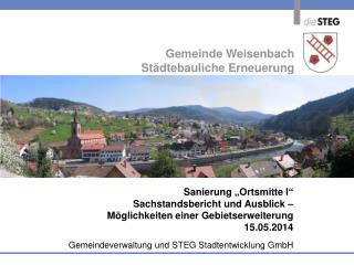 Gemeinde Weisenbach Städtebauliche Erneuerung