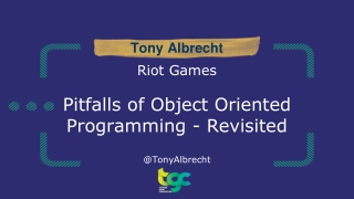 Pitfalls of Object Oriented Programming - Revisited