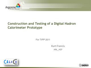 Construction and Testing of a Digital Hadron Calorimeter Prototype