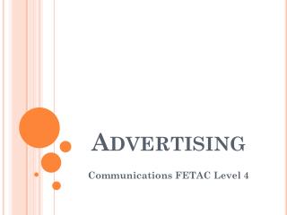 Advertising