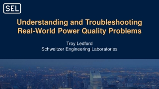 Understanding and Troubleshooting Real-World Power Quality Problems