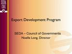 Export Development Program