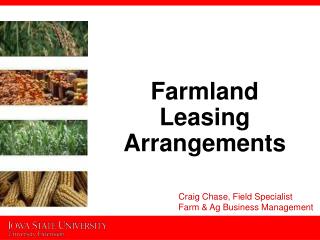 Farmland Leasing Arrangements