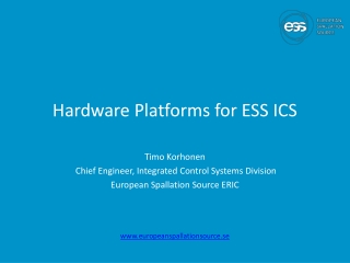 Hardware Platforms for ESS ICS