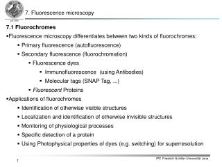 Ppt 7 1 Fluorochromes Fluorescence Microscopy Differentiates Between Two Kinds Of Fluorochromes Powerpoint Presentation Id 3722168