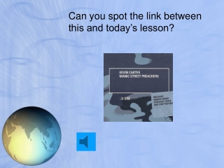 Can you spot the link between this and today’s lesson?