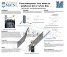 Vane Anemometer Flow Meter for Vinalhaven Micro turbine Site