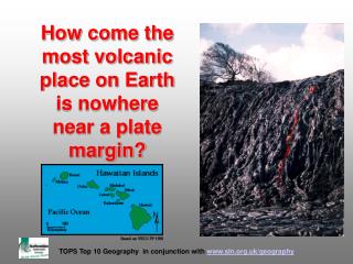 How come the most volcanic place on Earth is nowhere near a plate margin?