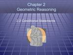 Chapter 2 Geometric Reasoning