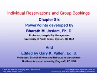 Individual Reservations and Group Bookings