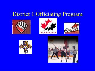 District 1 Officiating Program