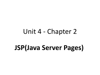 Unit 4 - Chapter 2