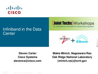 Infiniband in the Data Center