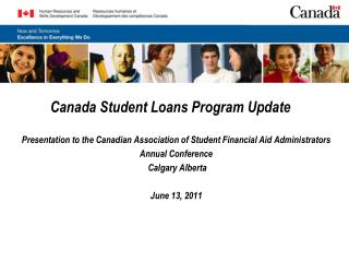 Canada Student Loans Program Update