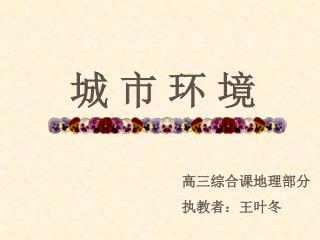 城 市 环 境