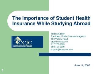 The Importance of Student Health Insurance While Studying Abroad