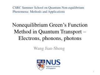 Nonequilibrium Green’s Function Method in Quantum Transport – Electrons, phonons, photons