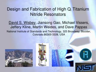 Design and Fabrication of High Q i Titanium Nitride Resonators