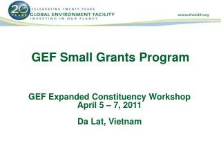 GEF Small Grants Program