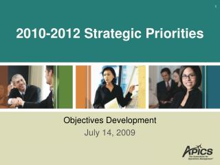 2010-2012 Strategic Priorities