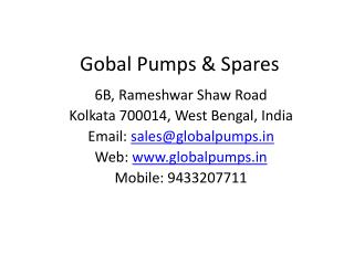 Gobal Pumps & Spares