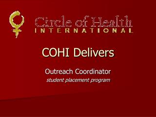 COHI Delivers