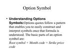 Option Symbol