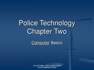 Police Technology Chapter Two
