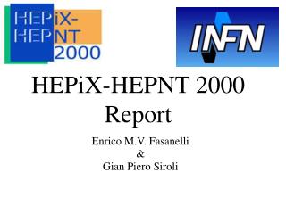 HEPiX-HEPNT 2000 Report