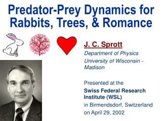 Predator-Prey Dynamics for Rabbits, Trees, & Romance