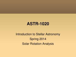 ASTR-1020