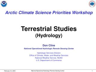 Arctic Climate Science Priorities Workshop