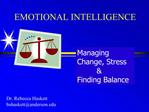 EMOTIONAL INTELLIGENCE