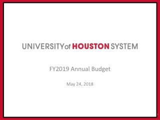 FY2019 Annual Budget May 24, 2018