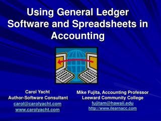 Using General Ledger Software and Spreadsheets in Accounting