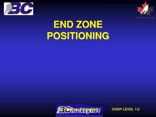 END ZONE POSITIONING