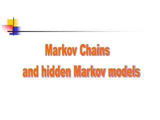 Markov Chains