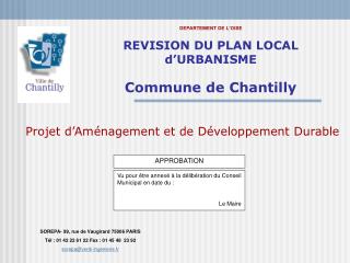 Projet d’Aménagement et de Développement Durable