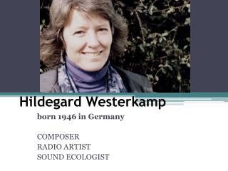Hildegard Westerkamp
