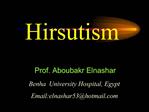 Prof. Aboubakr Elnashar